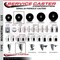 Service Caster 3-1/2'' Phenolic Swivel 1-1/8'' Expanding Stem Caster Set 2 Total Lock Brakes, 4PK SCC-EXTTL20S3514-PHR-2-S-2-118 - alternate 3